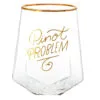 Hallmark Pinot Problem Geometric Stemless Wine Glass, 19 Oz. 1 Hallmark Pinot Problem Geometric Stemless Wine Glass, 19 Oz. -Hallmark shop Pinot Problem Geometric Stemless Wine Glass 1BRW3239 01