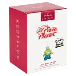 Hallmark Disney/Pixar Toy Story I Have Been Chosen Ornament With Sound And Motion -Hallmark shop Pizza Planet Alien Claw Game Keepsake Ornament 2199QXD6699 04