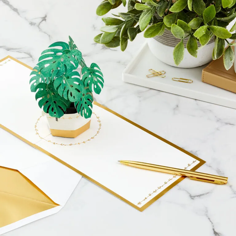 Hallmark Plant In Pot 3D Pop-Up Thinking Of You Card 9 Hallmark Plant In Pot 3D Pop-Up Thinking Of You Card - Image 7