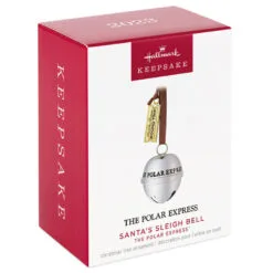 Hallmark The Polar Express™ Santa's Sleigh Bell 2023 Metal Ornament -Hallmark shop Polar Express Sleigh Bell Keepsake Ornament 1799QXI6069 04