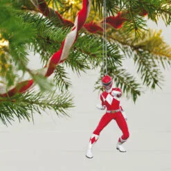 Hallmark Hasbro® Power Rangers® Red Ranger Ornament -Hallmark shop Power Rangers Red Ranger Keepsake Ornament 1899QXI7197 02