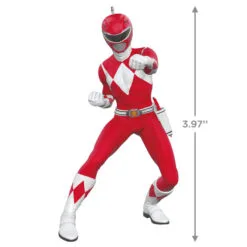 Hallmark Hasbro® Power Rangers® Red Ranger Ornament -Hallmark shop Power Rangers Red Ranger Keepsake Ornament 1899QXI7197 03