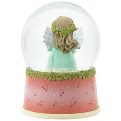 Precious Moments Wishing You Joyful Sounds Of The Season Musical Snow Globe, 5.7" -Hallmark shop Precious Moments Angel Musical Snow Globe 231104 02