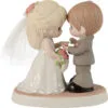 Precious Moments With This Ring, I Thee Wed Figurine, 5.5" -Hallmark shop Precious Moments Bride and Groom With Rings Figurine 222009 01