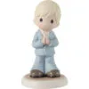 Precious Moments Blessings On Your First Communion Blonde Boy Figurine, 5.3" -Hallmark shop Precious Moments First Communion Blonde Boy Figurine 222022 01