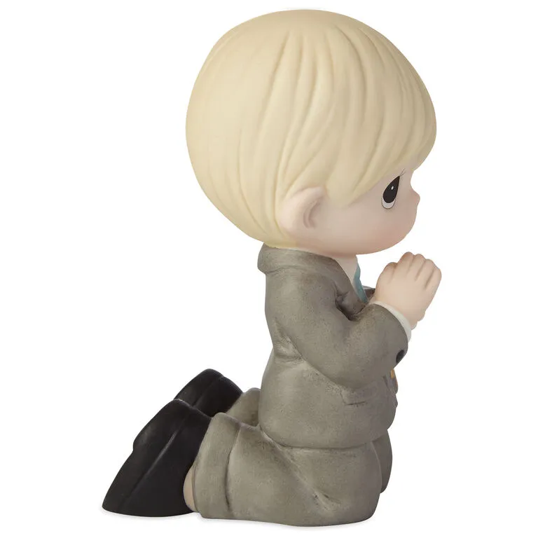 Precious Moments First Communion Kneeling Boy Mini Figurine, 4" 5 Precious Moments First Communion Kneeling Boy Mini Figurine, 4" - Image 3