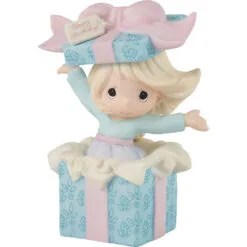 Precious Moments Wishing You Many Birthday Surprises Figurine, 5.3"