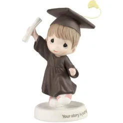 Precious Moments Graduation Boy Figurine, 6.5" -Hallmark shop Precious Moments Graduation Boy Figurine 193007 02
