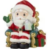 Precious Moments Santa’s Here Bringing Cheer Figurine, 4.4" -Hallmark shop Precious Moments Santa With Presents Figurine 231011 01