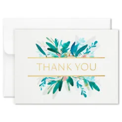 Hallmark Pretty Floral Assorted Blank Thank-You Notes, Box Of 24 -Hallmark shop Pretty Floral Assorted Blank ThankYou Notes in Box 1499TYN2424 07