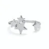 Pura Vida Silver Starlight Ring, Size 7