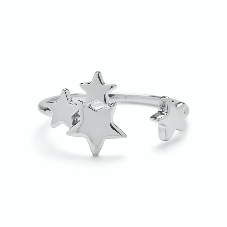 Pura Vida Silver Starlight Ring, Size 7 3 Pura Vida Silver Starlight Ring, Size 7
