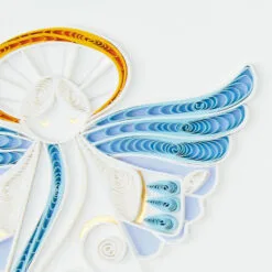 Hallmark Peace On Earth Angel Quilled Paper Handmade Christmas Card -Hallmark shop Quilled Paper Peace Angel Handmade Christmas Card 1299IXC7334 04