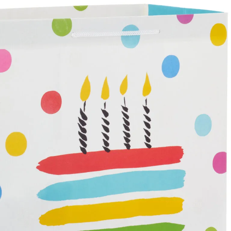 Hallmark Birthday Rainbow 8-Pack Gift Bags, Assorted Sizes And Designs 6 Hallmark Birthday Rainbow 8-Pack Gift Bags, Assorted Sizes And Designs - Image 4