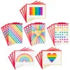 Hallmark Rainbow Hearts Boxed Blank Notes Assortment, Pack Of 24 2 Hallmark Rainbow Hearts Boxed Blank Notes Assortment, Pack Of 24 -Hallmark shop Rainbow Hearts Assorted Boxed Blank Note Cards 5STZ1178 01