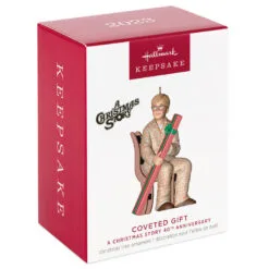 Hallmark A Christmas Story™ 40th Anniversary Coveted Gift Ornament -Hallmark shop Ralphie With Christmas Gift Keepsake Ornament 2099QXI6007 04