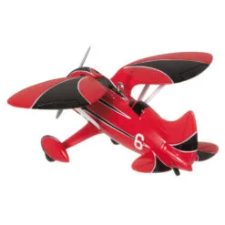 Hallmark Sky's The Limit Bulldog Racer Ornament 13 Hallmark Sky's The Limit Bulldog Racer Ornament -Hallmark shop Red Black White Airplane Keepsake Ornament 1999QXR8169 06