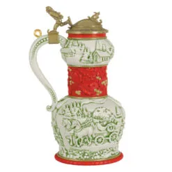 Hallmark Beer Stein Special Edition 2023 Ornament -Hallmark shop Red Green and Gold Beer Stein Keepsake Ornament 1999QGO2807 06