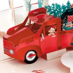 Hallmark Joy To You 3D Pop-Up Christmas Card -Hallmark shop Red Truck 3D PopUp Christmas Card 1299IXC7122 03