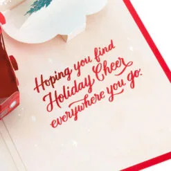 Hallmark Joy To You 3D Pop-Up Christmas Card -Hallmark shop Red Truck 3D PopUp Christmas Card 1299IXC7122 05