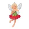 Hallmark Fairy Messengers Carnation Fairy Ornament 2 Hallmark Fairy Messengers Carnation Fairy Ornament -Hallmark shop Red and Green Fairy Keepsake Ornament 1499QXR8007 01
