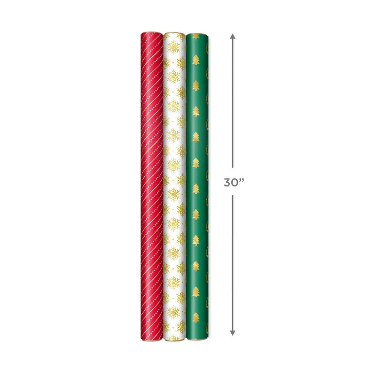 Hallmark Christmas Gift Wrap Kit With Wrapping Paper, Bows, Ribbons And Tags 9 Hallmark Christmas Gift Wrap Kit With Wrapping Paper, Bows, Ribbons And Tags - Image 7