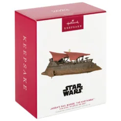 Hallmark Star Wars: Return Of The Jedi™ Jabba's Sail Barge, The Khetanna™ Ornament With Sound -Hallmark shop Return of Jedi Jabbas Barge Keepsake Ornament 3799QXI7109 04