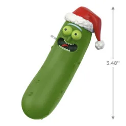 Hallmark Rick And Morty Merry Rickmas! Ornament -Hallmark shop Rick and Morty Pickle Keepsake Ornament 1799QXI6087 03