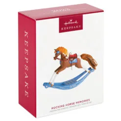 Hallmark Rocking Horse Memories 2023 Ornament -Hallmark shop Rocking Horse Keepsake Ornament 1799QXR8089 04