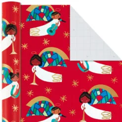 Hallmark Santa Fun 3-Pack Christmas Wrapping Paper Assortment, 120 Sq. Ft. 15 Hallmark Santa Fun 3-Pack Christmas Wrapping Paper Assortment, 120 Sq. Ft. -Hallmark shop Santa Fun Hallmark Mahogany Christmas Wrapping Paper 5JXW1037 07