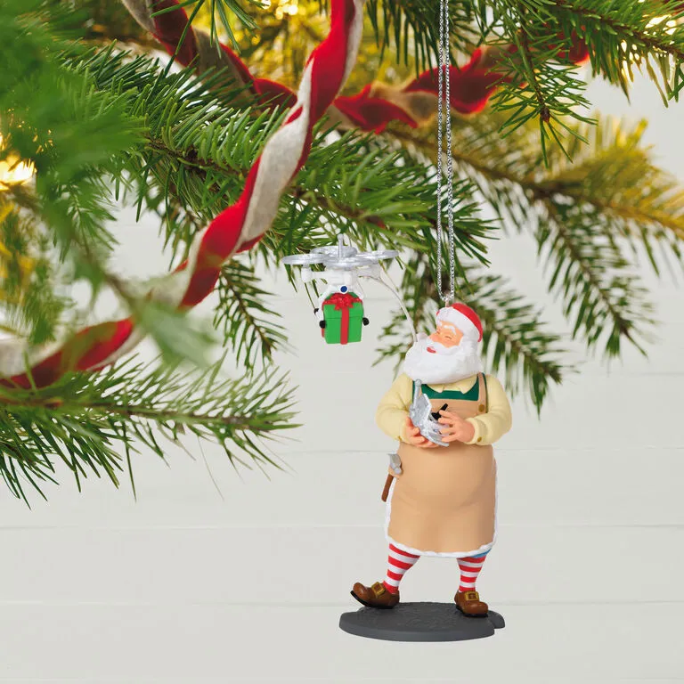 Hallmark Toymaker Santa Ornament 4 Hallmark Toymaker Santa Ornament - Image 2