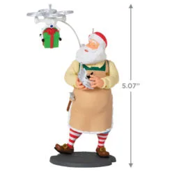 Hallmark Toymaker Santa Ornament 10 Hallmark Toymaker Santa Ornament -Hallmark shop Santa With Drone Keepsake Ornament 1999QXR8047 03