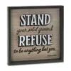 Hallmark Schitt's Creek® Moira Rose Quote Wood Sign, 11.75x11.75 1 Hallmark Schitt's Creek® Moira Rose Quote Wood Sign, 11.75x11.75 -Hallmark shop Schitts Creek Stand Your Ground Wood Quote Sign 1PCL1022 01