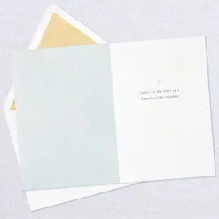 Hallmark Happily Ever After Quilled Paper Handmade Wedding Card 12 Hallmark Happily Ever After Quilled Paper Handmade Wedding Card -Hallmark shop Script Letters Quilled Paper Handmade Wedding Card 1299LAD9615 03