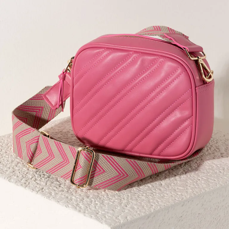 Shiraleah Pink Charlie Crossbody Purse 4 Shiraleah Pink Charlie Crossbody Purse - Image 2