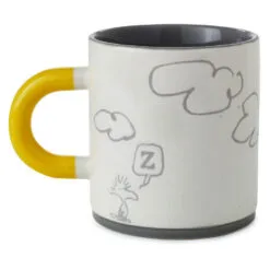 Hallmark Peanuts® Flying Ace Snoopy Mug, 15 Oz. -Hallmark shop Snoopy and Woodstock White and Gray Flying Ace Mug 1PAJ3524 02