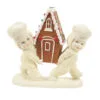 Enesco Snowbabies Carry It Gingerly Figurine, 5.24" -Hallmark shop Snowbabies Carry a Gingerbread House Figurine 6012278 01