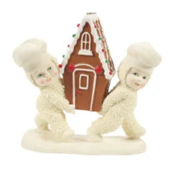 Enesco Snowbabies Carry It Gingerly Figurine, 5.24"