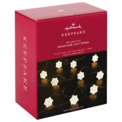 Hallmark Snowflake 10-Light Christmas String Lights, 10' -Hallmark shop Snowflakes Keepsake Christmas Light String 1QSB6297 04