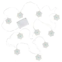 Hallmark Snowflake 10-Light Christmas String Lights, 10' -Hallmark shop Snowflakes Keepsake Christmas Light String 1QSB6297 06