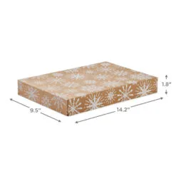 Hallmark Snowflakes And Stripes 12-Pack Designed Brown Shirt Boxes 9 Hallmark Snowflakes And Stripes 12-Pack Designed Brown Shirt Boxes -Hallmark shop Snowflakes and Stripes 12Pack Designed Shirt Boxes 5XBC1123 03