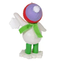 Hallmark Sweet Snowman 2023 Ornament -Hallmark shop Snowman With Snowflake Ornament Keepsake Ornament 3999QGO2777 06