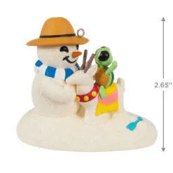 Hallmark Sandal The Snowman Ornament -Hallmark shop Snowman on Beach Keepsake Ornament 1799QXR8097 03