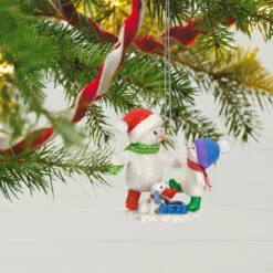 Hallmark Making Memories Dancing To The Beat Ornament 9 Hallmark Making Memories Dancing To The Beat Ornament -Hallmark shop Snowmen Dancing Keepsake Ornament 1799QXR8059 02