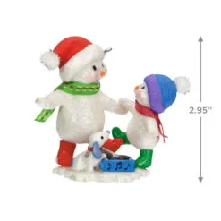 Hallmark Making Memories Dancing To The Beat Ornament 10 Hallmark Making Memories Dancing To The Beat Ornament -Hallmark shop Snowmen Dancing Keepsake Ornament 1799QXR8059 03