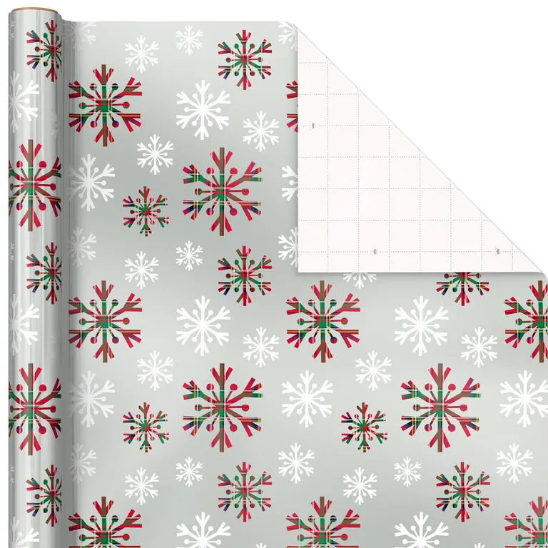 Hallmark Snow Merry 3-Pack Foil Christmas Wrapping Paper Assortment, 60 Sq. Ft. 7 Hallmark Snow Merry 3-Pack Foil Christmas Wrapping Paper Assortment, 60 Sq. Ft. - Image 5