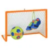 Hallmark Soccer Star 2023 Ornament -Hallmark shop Soccer Goal Shoes and Ball Keepsake Ornament 1399QGO2689 01