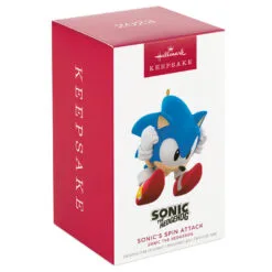 Hallmark Sonic The Hedgehog Sonic's Spin Attack Ornament -Hallmark shop Sonic the Hedgehog Keepsake Ornament 1899QXI6329 04