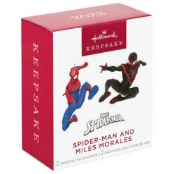 Hallmark Mini Marvel Spider-Man And Miles Morales Ornaments, Set Of 2 -Hallmark shop Spiderman Miles Morales Keepsake Ornaments 1999QXM9337 06