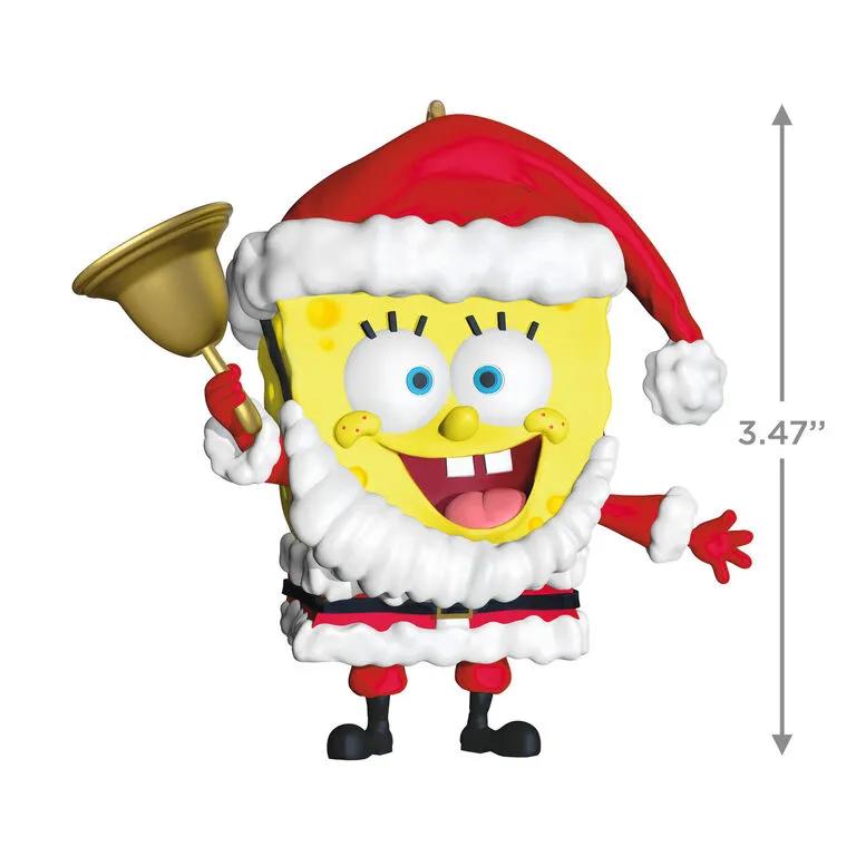 Hallmark Nickelodeon SpongeBob SquarePants Santa Ornament 5 Hallmark Nickelodeon SpongeBob SquarePants Santa Ornament - Image 3